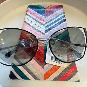 Trina Turk Gold Linosa Sunglasses